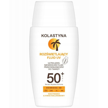 Kolastyna Ultra Lekki Rozświetlający Fluid Do Twarzy SPF 50 Niacynamid 50ml
