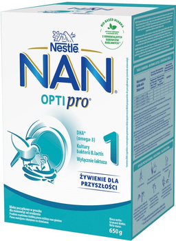 Nestle NAN Optipro 1 Mleko Modyfikowane Początkowe Od 1 Dnia Saszetka 325g