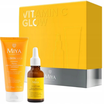 Miya Vitamin C Glow Zestaw Prezentowy Kosmetyk贸w Damskich Serum Pianka