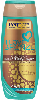 Perfecta Bronze Olejkowy Balsam Brązujący 250ml Ciemna karnacja