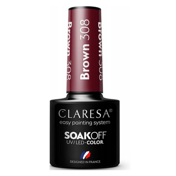 Claresa Lakier Hybrydowy Brown 308 5g