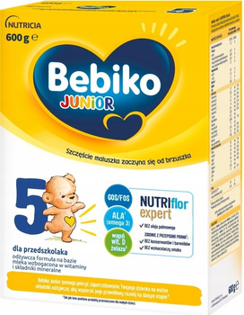 Bebiko Nutriflor Expert Początkowe Mleko 600g 1