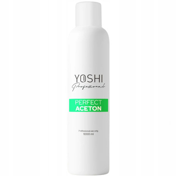 Yoshi Perfect Aceton Kosmetyczny Do Paznokci Zmywacz Hybrydowy 1000ml 1L