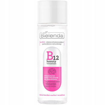 Bielenda B12 Beauty Vitamin Woda Micelarna Do Demakijażu Twarzy 200ml