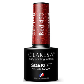 Claresa Lakier Hybrydowy Red 430 5g