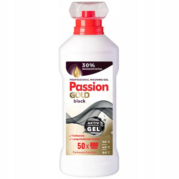 Passion Gold Black Aktiv Gel Żel Do Prania Czarnego Ciemnego 50 Prań 2L