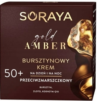 Soraya Gold Amber Bursztynowy Krem Do Twarzy Przeciwzmarszczkowy 50+ 50ml