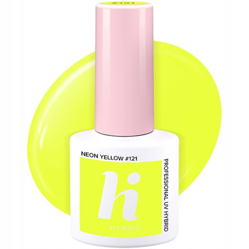 HI HYBRID Lakier Hybrydowy 121 Neon Yellow