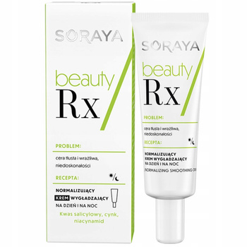 Soraya Beauty Rx Normalizująco Wygładzający Krem Do Twarzy z Cynkiem 50ml