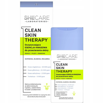 SheCare Clean Skin Therapy Oczyszczająca Esencja Kwasowa Dekolt Plecy 150ml