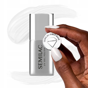 Semilac Fiber Base Baza Budująca Mleczna Do Przełużania Do Hybryd 11ml