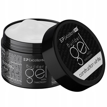 Excellent PRO Thixo Budujący Żel Do Paznokci LED UV Construction White 50g