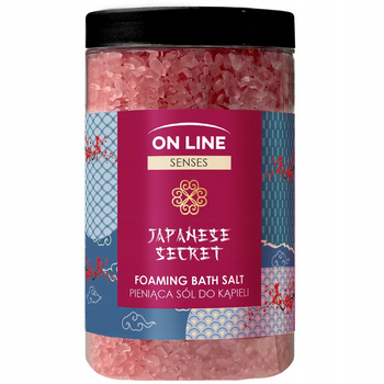 On Line Senses Japanese Secret Pieniąca Sól Do Kąpieli Gorzka Wiśnia 480g