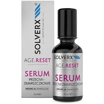Solverx Age Reset Przeciwzmarszczkowe Serum Do Twarzy z Peptydami 15ml