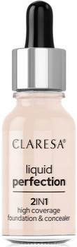 Claresa Liquid Perfection Korektor i Podkład Kryjący 2w1 101.5 Vanilla