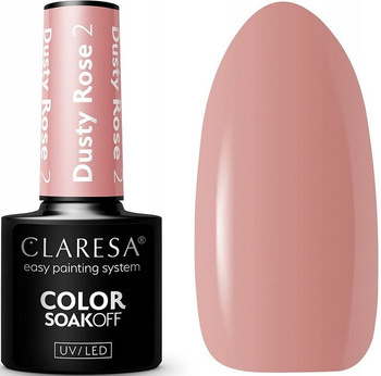 Claresa Lakier Hybrydowy Dusty Rose 2 Nude 5g