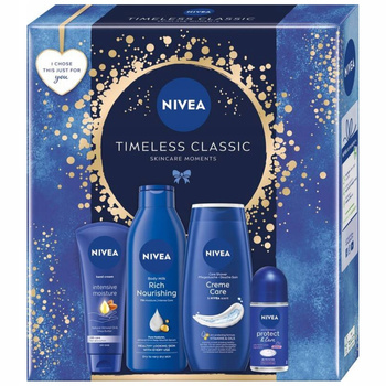 Nivea Timeless Classic Zestaw Prezentowy 4 Kosmetyków Damskich Do Ciała