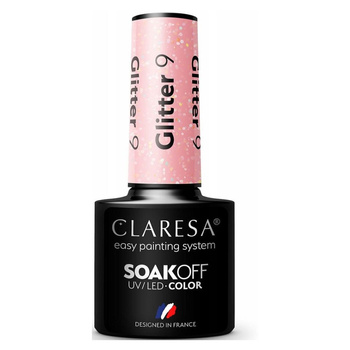 Claresa Lakier Hybrydowy Glitter 9 5g