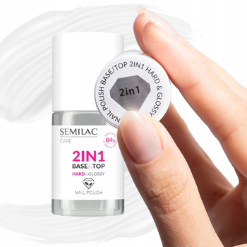 Semilac Base & Top 2w1 Hard Glossy Do Lakierów Klasycznych 7ml