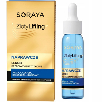 Soraya Złoty Lifting Naprawcze Serum Przeciwzmarszczkowe Cera Dojrzała 30ml