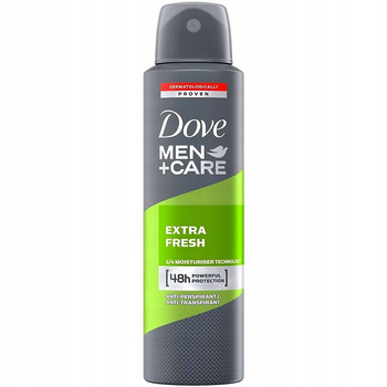 Dove Men Care Extra Fresh 48H Antyperspirant Dezodorant w Spray'u 150ml