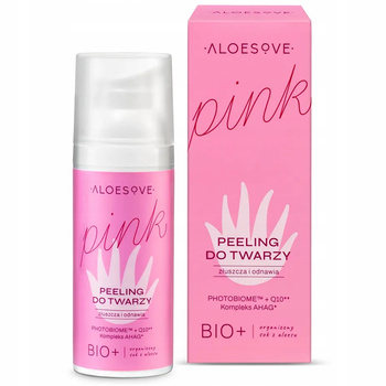Aloesove Pink Kwasowy Peeling Do Twarzy Złuszczający Odnawiający 50ml