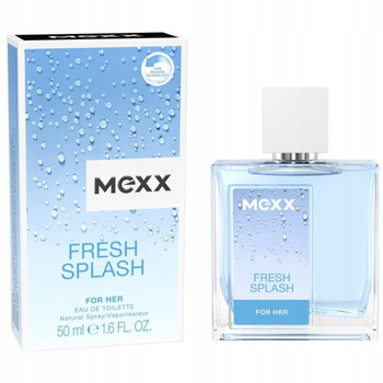 Mexx Fresh Splash For Her EDT Damska Woda Toaletowa Owocowo Kwiatowa 50ml