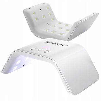 Semilac Kompaktowa Lampa UV LED Do Paznokci Hybrydowych 呕elowych 24W/36