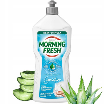 Morning Fresh Sensitive Skoncentrowany Płyn Do Mycia Naczyń Aloesowy 900ml