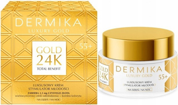 Dermika Luxury Gold 24K Krem Stymulator 55+