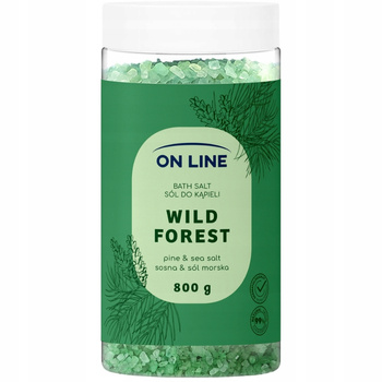 On Line Relaksująca Pielęgnująca Sól Do Kąpieli Sosna Wild Forest 800g