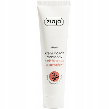 Ziaja Vegan Wzmacniająco Ochronny Krem Do Rąk z Ekstraktem z Bawełny 100ml