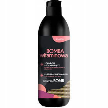 Joanna Bomba Witaminowa Regenerujący Szampon Do Włosów Zniszczonych 500ml