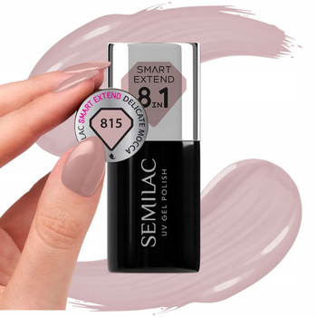 Semilac Smart Extend 8w1 Lakier Hybrydowy Baza Top 815 Delicate Mocca 7ml