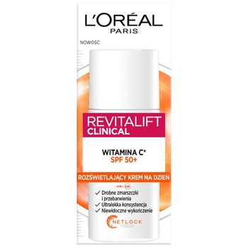 Loreal Revitalift Krem Do Twarzy Rozjaśniający z Witaminą C SPF 50 50ml