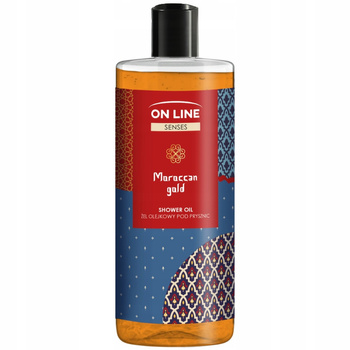 On Line Senses Maroccan Gold Olejkowy Żel Pod Prysznic Marula Figa 500ml