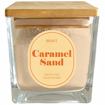 Brait Świeca Zapachowa Piaskowa Aromaterapia Carmel Sand Karmelowa 130g