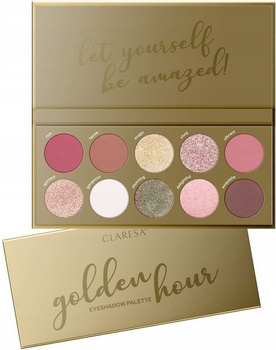 Claresa Golden Hour Paleta 10 Cieni Do Powiek
