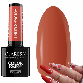Claresa Lakier Hybrydowy Do Paznokci Manicure Autumn Crush 2 Karmelowy 5g