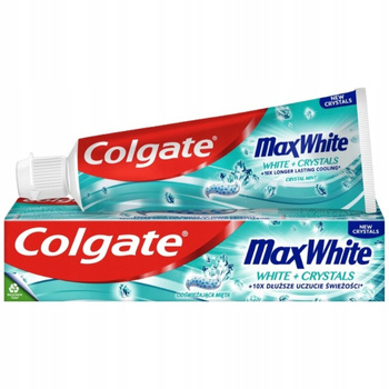 Colgate Max White Wybielająca Pasta Do Zębów z Kryształkami Miętowa 75ml