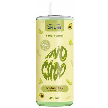 On Line Fruity Shot Odświeżający Żel Pod Prysznic Avokado Witamina E 390ml