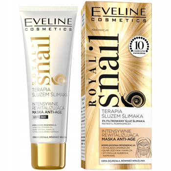 Eveline Royal Snail Rewitalizująca Maseczka Do Twarzy Śluz Ślimaka 50ml