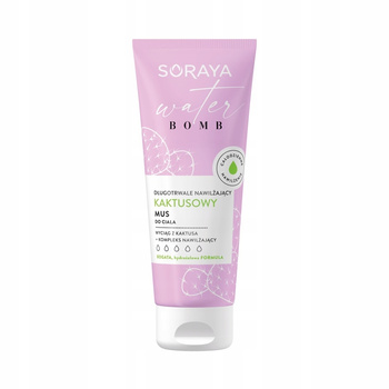 Soraya Water Bomb Mus Kaktusowy Do Ciała Długotrwale Nawilżający 200ml