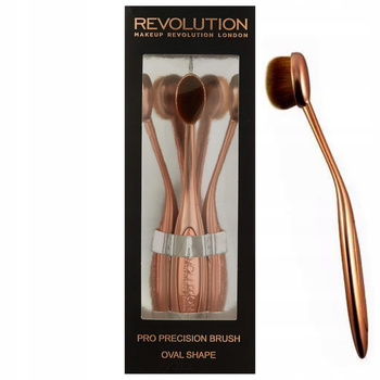 Revolution Precision Brush Oval Shape Pędzel Szczotka Do Makijażu Twarzy