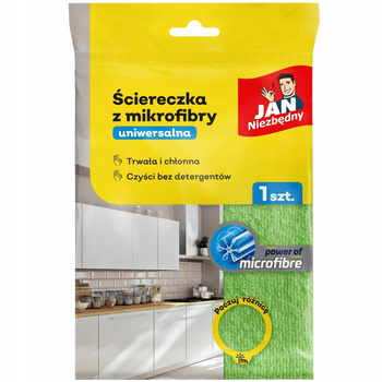 Jan Niezbędny Mikrofibra Ściereczka Uniwersalna Chłonna 36 x 38cm 1 szt