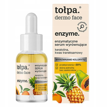 Tołpa Dermo Face Dwufazowe Serum Enzymatyczne Wyrównujące Koloryt Cery 30ml