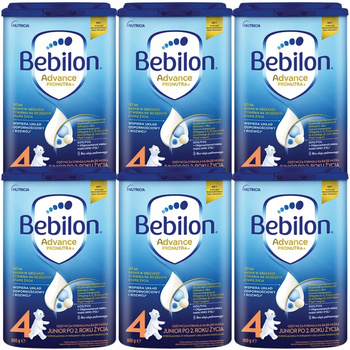 Bebilon Pronutra Advance Odżywcza Formuła Na Bazie Mleka 4 Zgrzewka 800g x6