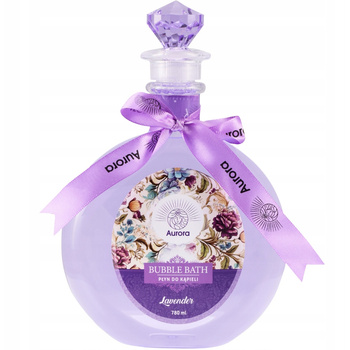 Aurora Bubble Bath Lavender Płyn Do Kąpieli Pielęgnujący Lawendowy 780ml