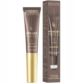 Eveline Wonder Match Kremowy Bronzer Do Twarzy Wodoodporny Matowy 01 14ml