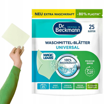 Dr. Beckmann Universal Magiczne Listki Do Prania Białego Kolorowego 25 szt